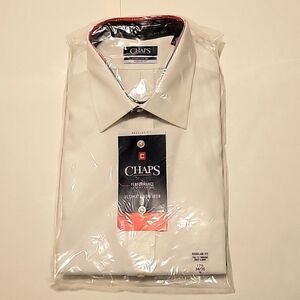 CHAPS Dress Shirt - MEN,  17 1/2, 34/35, XL, Regular Fit, long sleeves